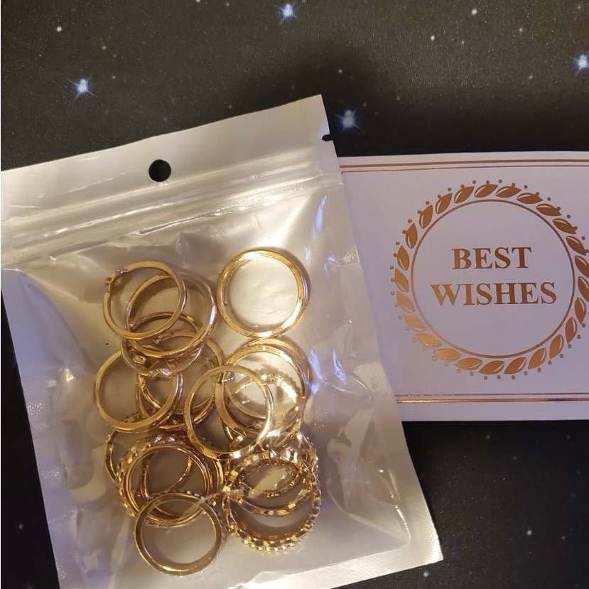 New Womens Gold Bracelet Set
